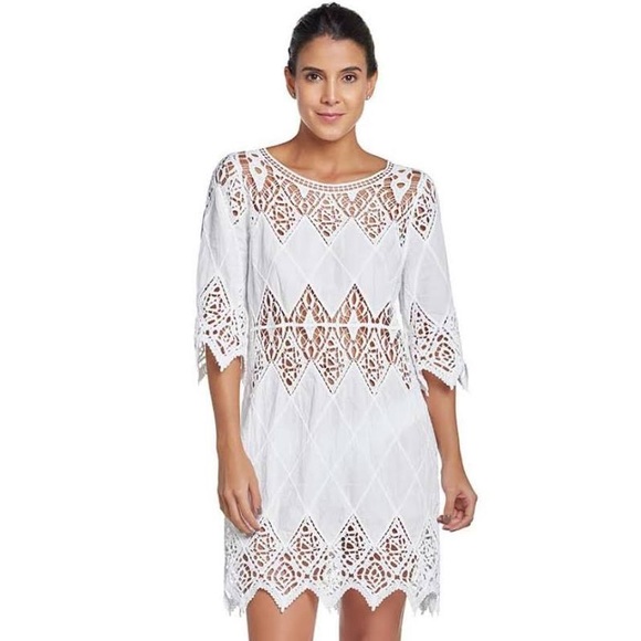 Pilyq Other - PilyQ Water Lily Lisi crochet swim dress XS/S